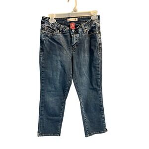 Blue House Drive Women's Size 4 Cropped Jeans Blue Wash Denim Cropped Leg